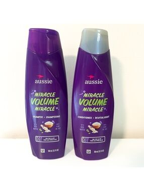 Aussie Miracle Volume Shampoo & Conditioner Set – 12.1 fl oz Each